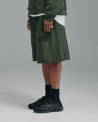 Thick Stitch Short - Khaki/Black