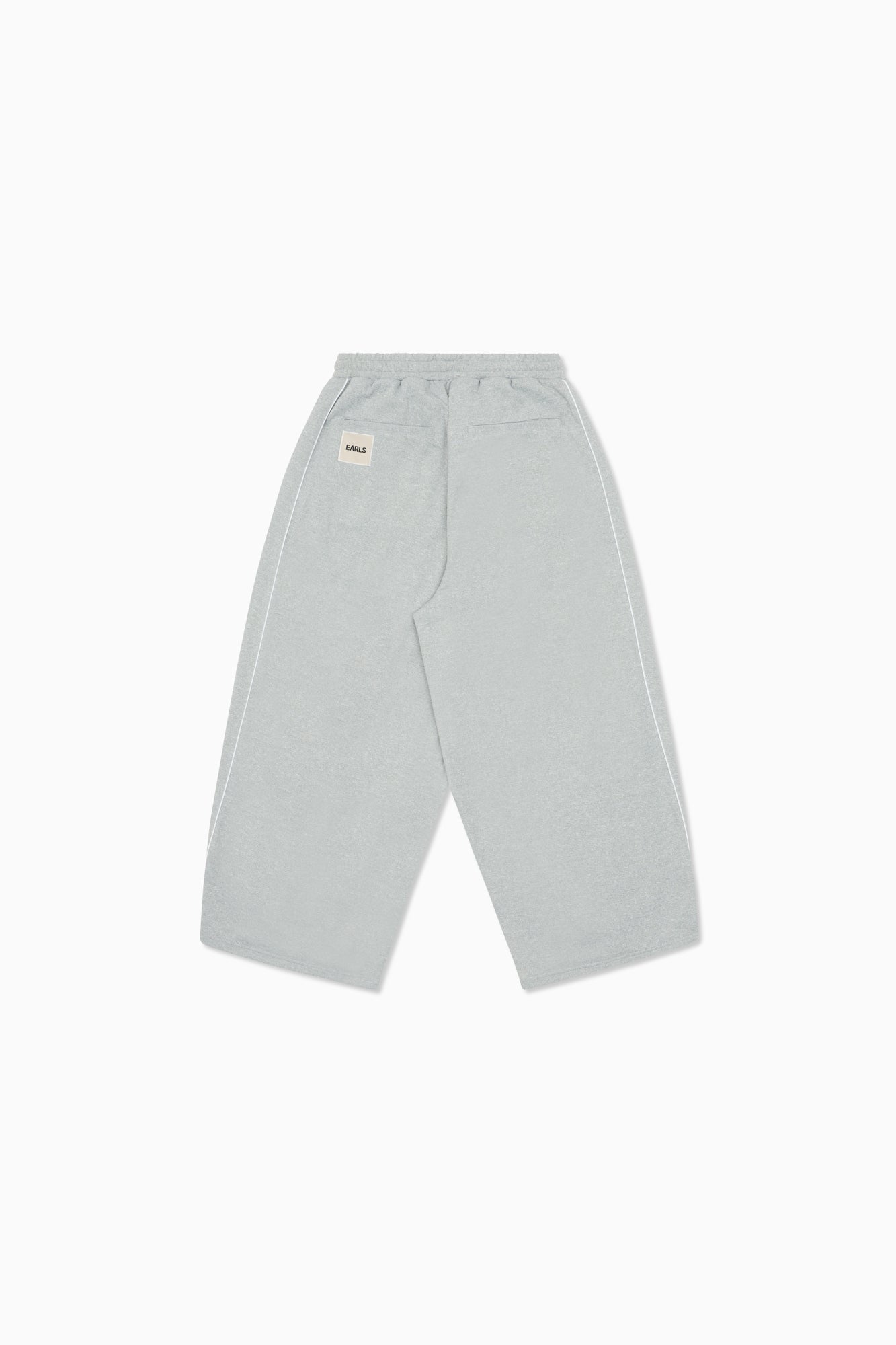Piped Relax Pant - Grey Marle