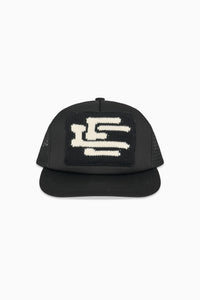 Intarsia Trucker - Black