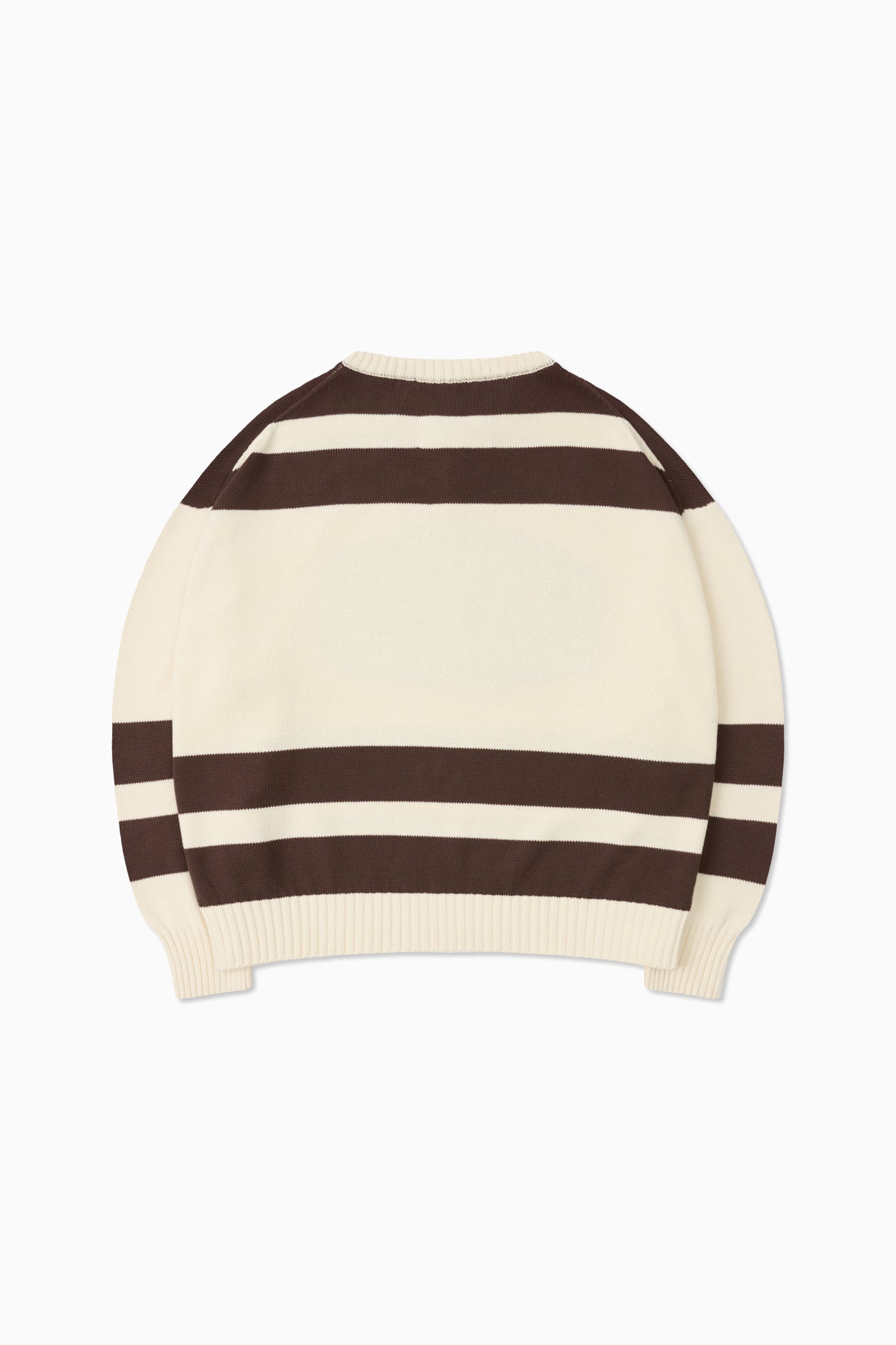 Hockey Knit - Cream/Brown