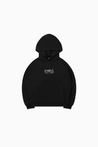 Thick Stitch Hood - Black