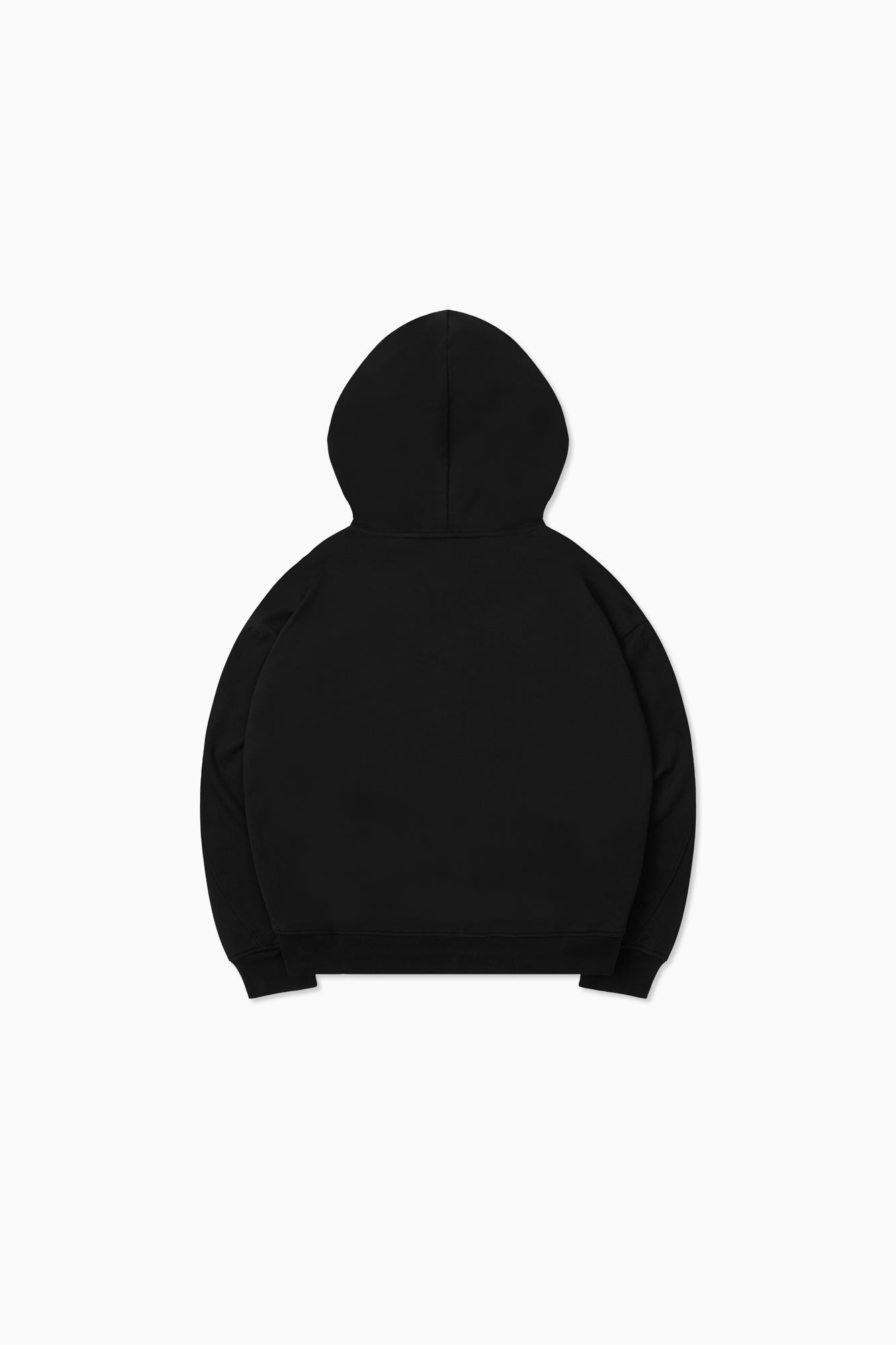 Thick Stitch Hood - Black