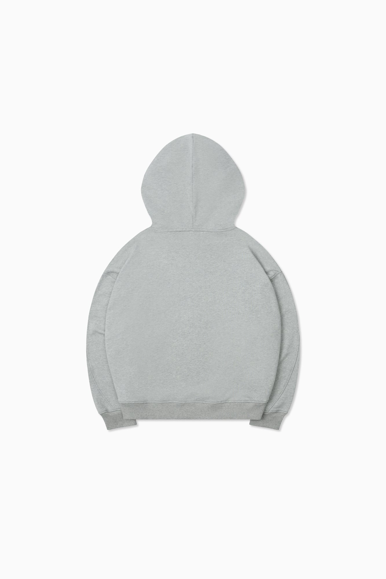 Thick Stitch Hood - Grey Marle