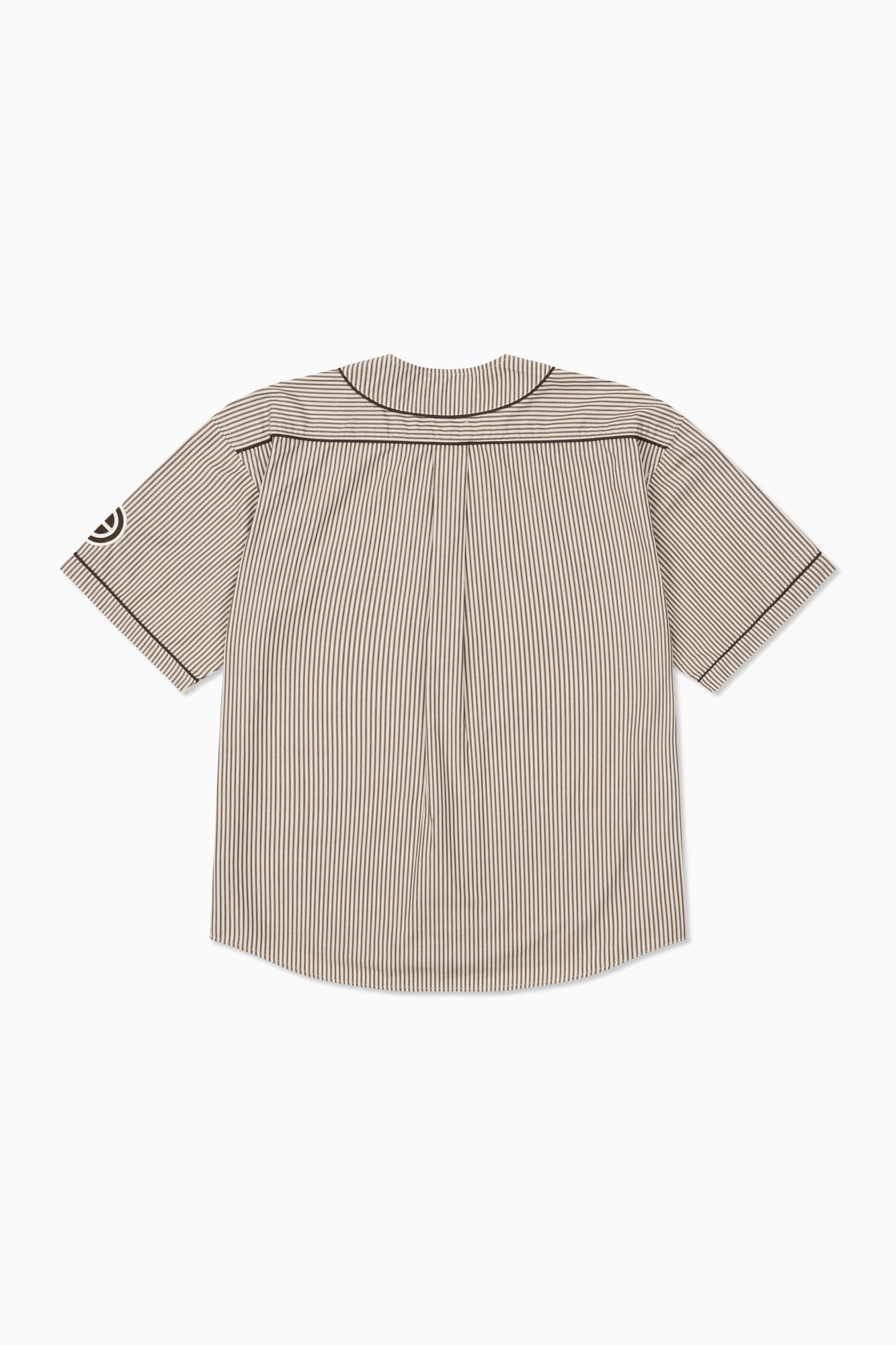 Baseman Shirt - Brown Stripe