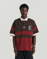 Block Rugby - Brown/Red