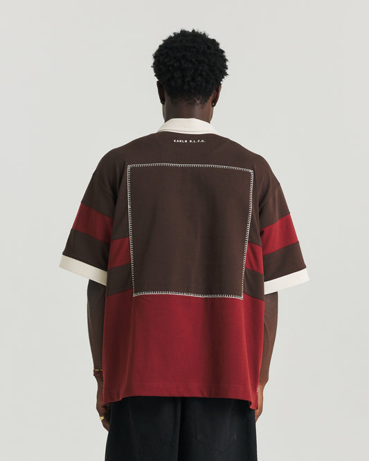 Block Rugby - Brown/Red