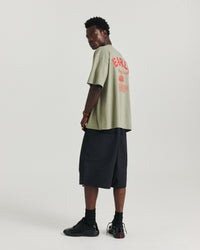 Family Owned Tee - Sage/Red