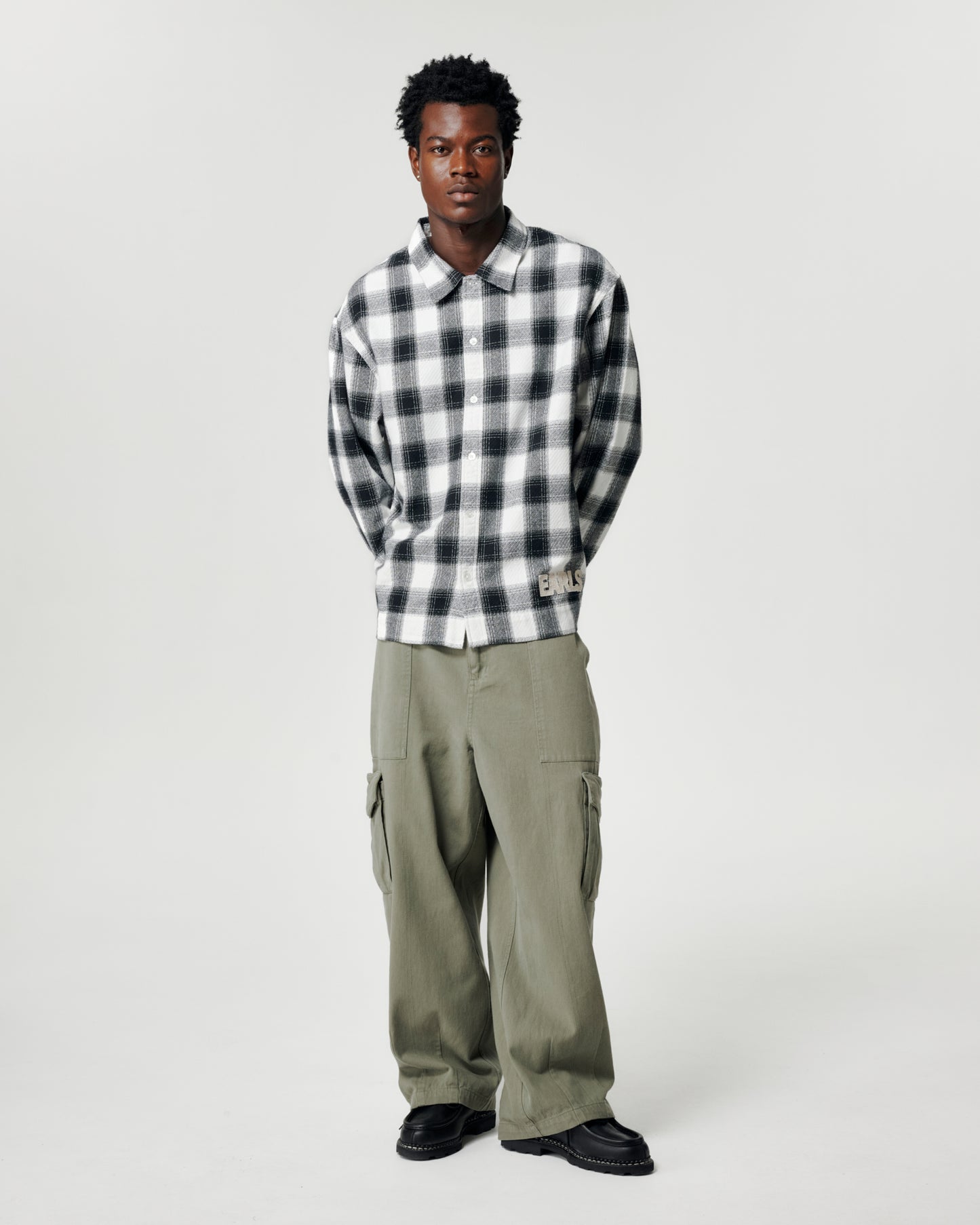 Plaid Overshirt - Phantom Check