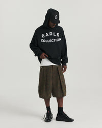 Flock Hood - Black