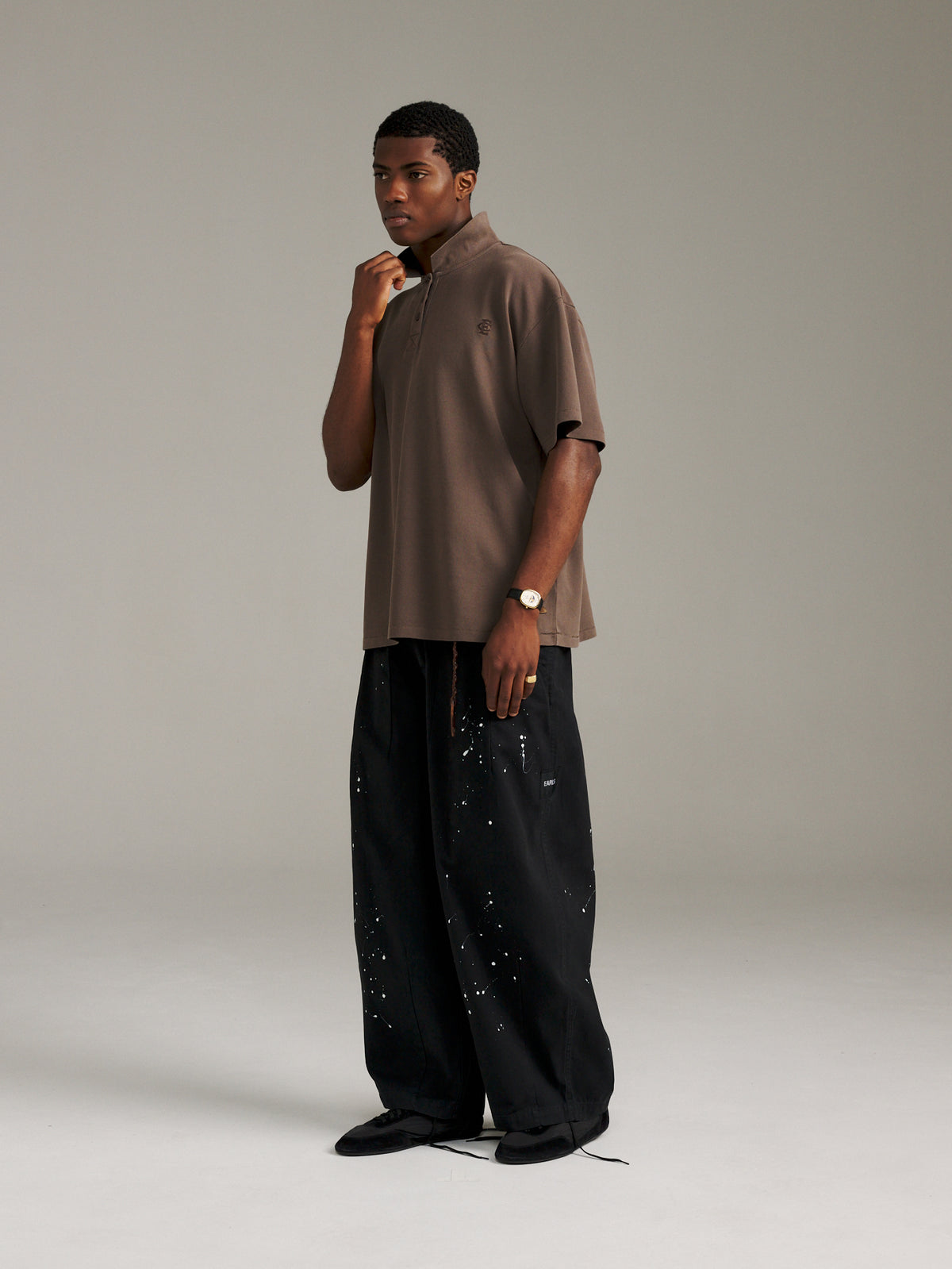 Spring Polo - Washed Brown