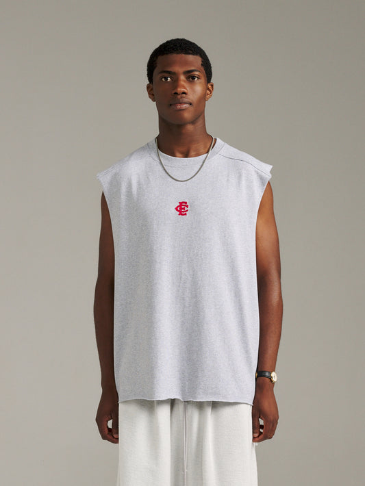 Monogram Tank - Grey Marle