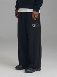 Thick Stitch Pant - Black/White