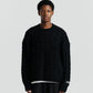 Monogram Crew - Black
