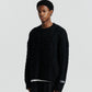 Monogram Crew - Black