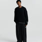 Monogram Crew - Black