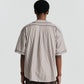Baseman Shirt - Brown Stripe