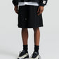 Relax Short - Black Pinstripe