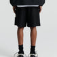 Relax Short - Black Pinstripe