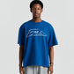 Written Tee - Blue