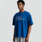 Written Tee - Blue
