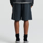 Relax Short - Navy Pinstripe