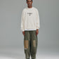 Distressed Crown Knit - Cream