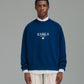 Distressed Crown Knit - Navy