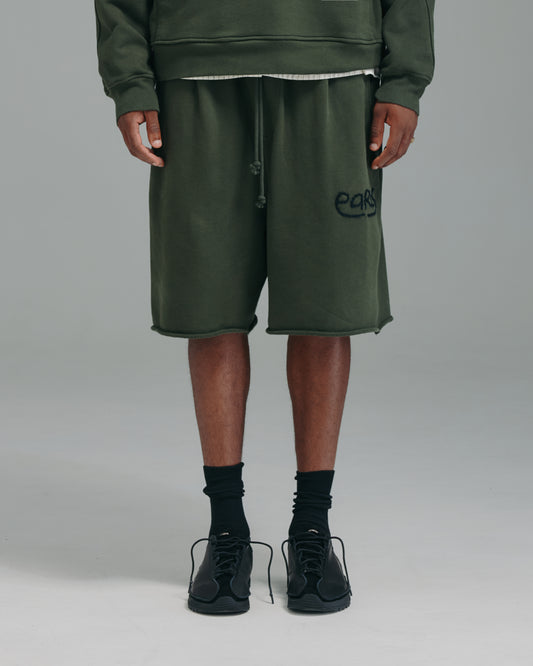 Thick Stitch Short - Khaki/Black