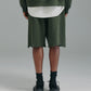 Thick Stitch Short - Khaki/Black