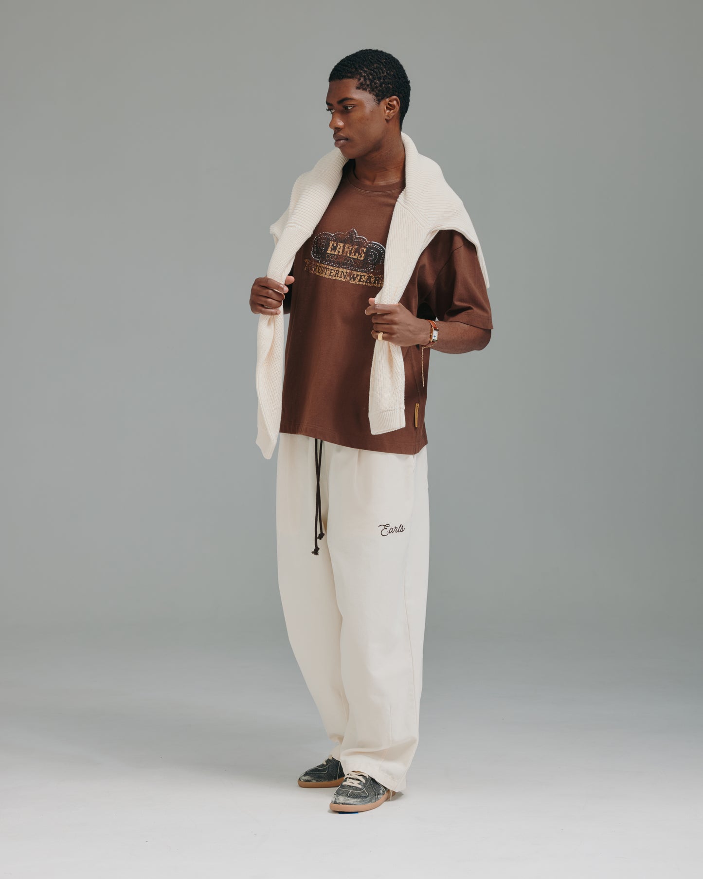 Westernwear Tee - Brown