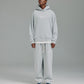 Thick Stitch Hood - Grey/White