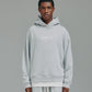 Thick Stitch Hood - Grey/White