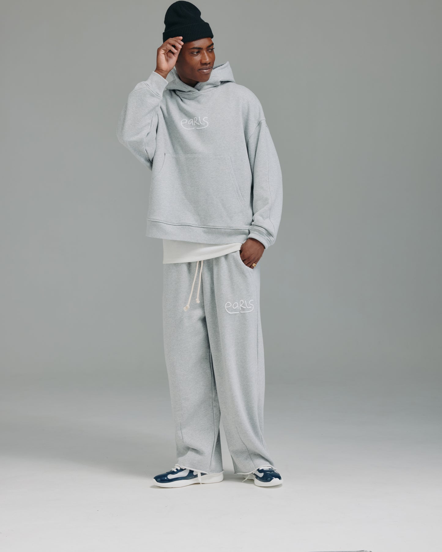 Thick Stitch Pant - Grey