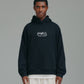 Thick Stitch Hood - Black/White