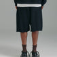 Thick Stitch Short - Black/White