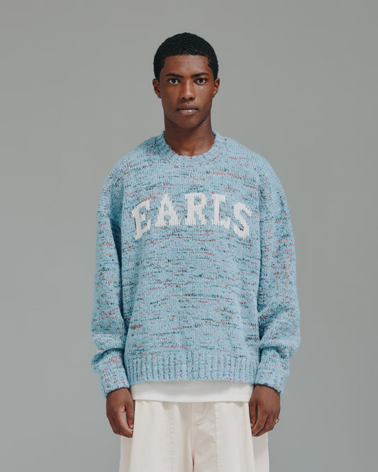 Oma Intarsia Knit - Blue