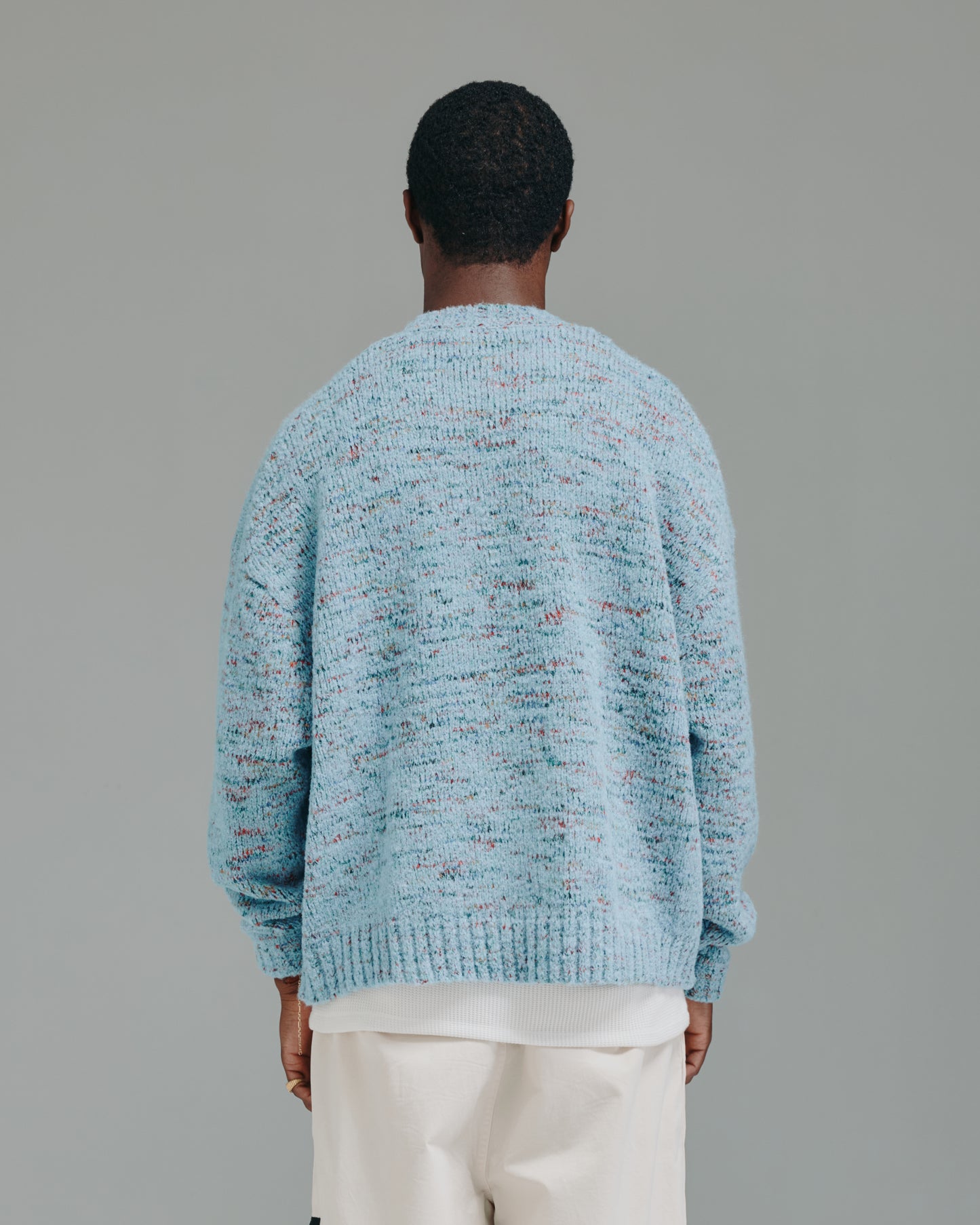 Oma Intarsia Knit - Blue
