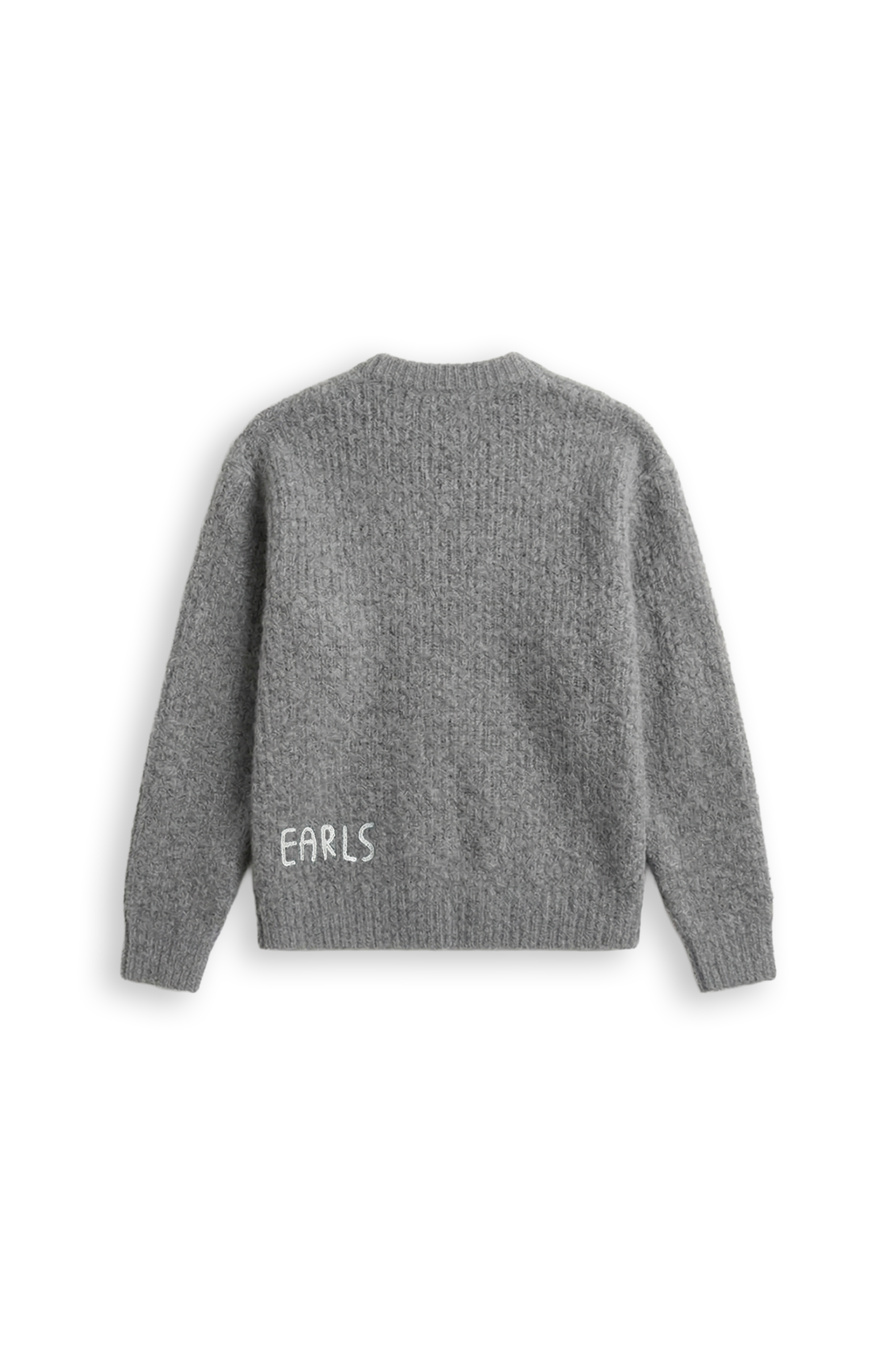 Solid Mohair Knit - Grey Marle