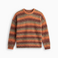 Ombre Knit Crew - Orange