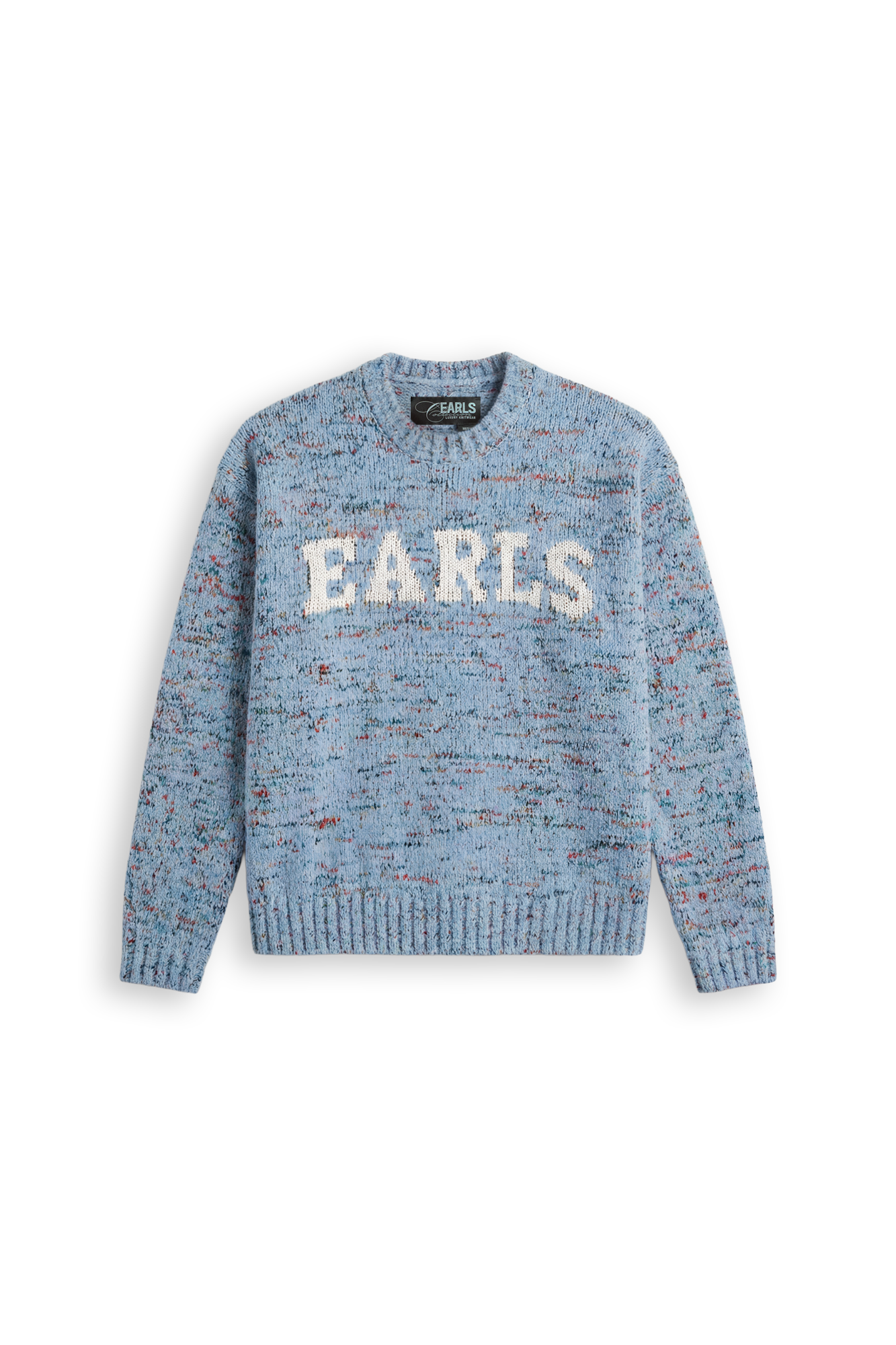 Oma Intarsia Knit - Blue