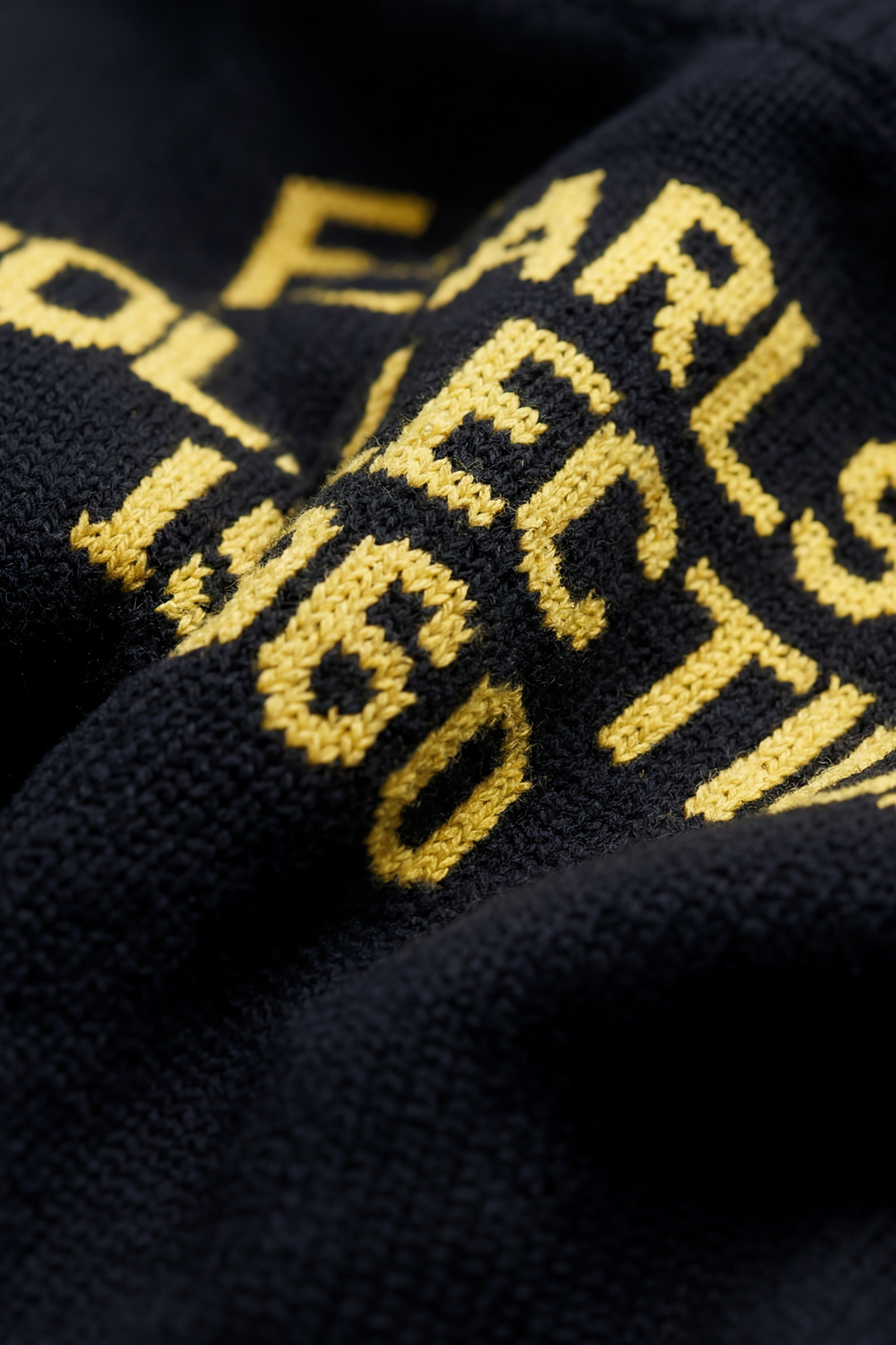 Association Knit - Coal/Gold
