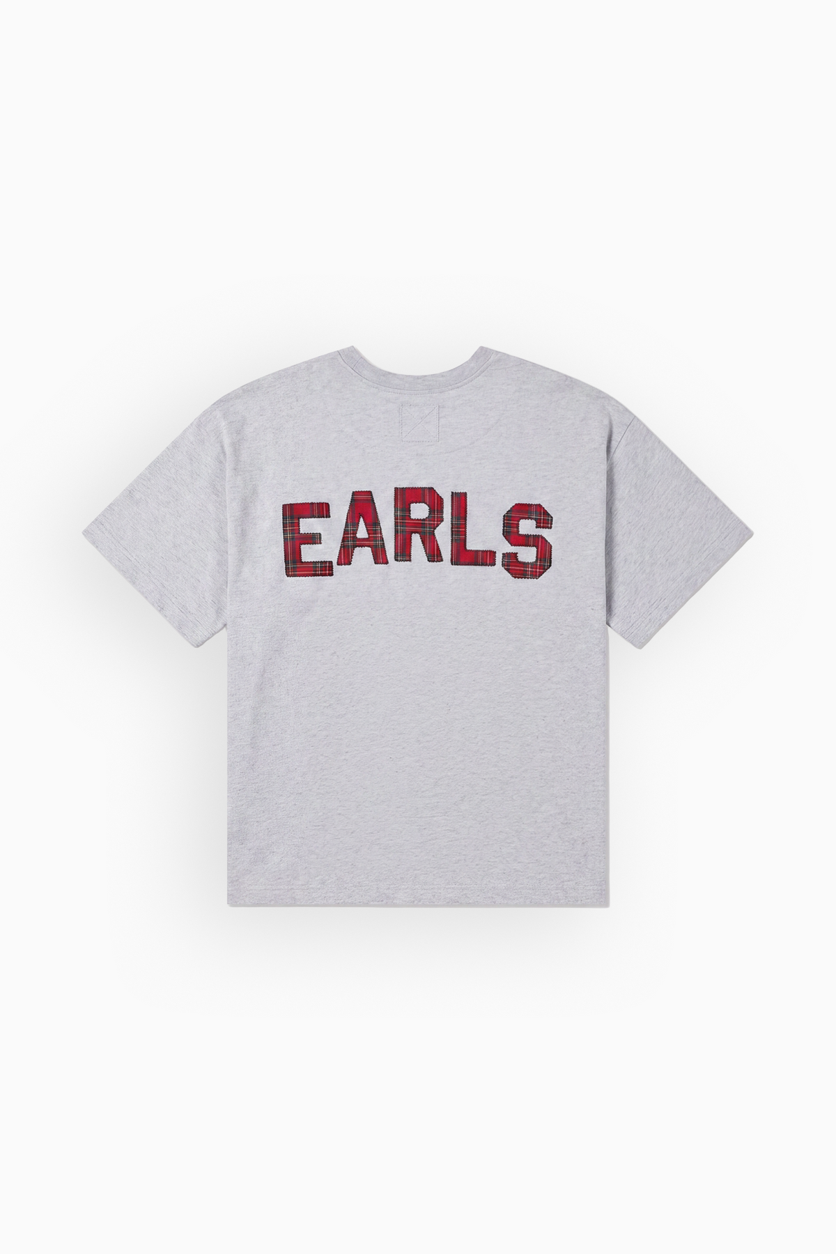 Tartan Tee - Grey Marle