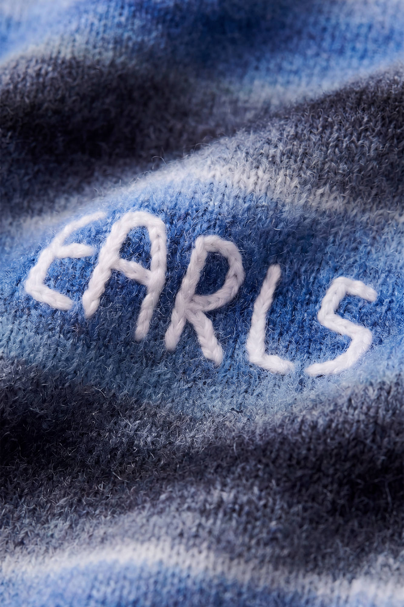 Ombre Knit Crew - Blue