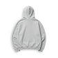 Thick Stitch Hood - Grey/White