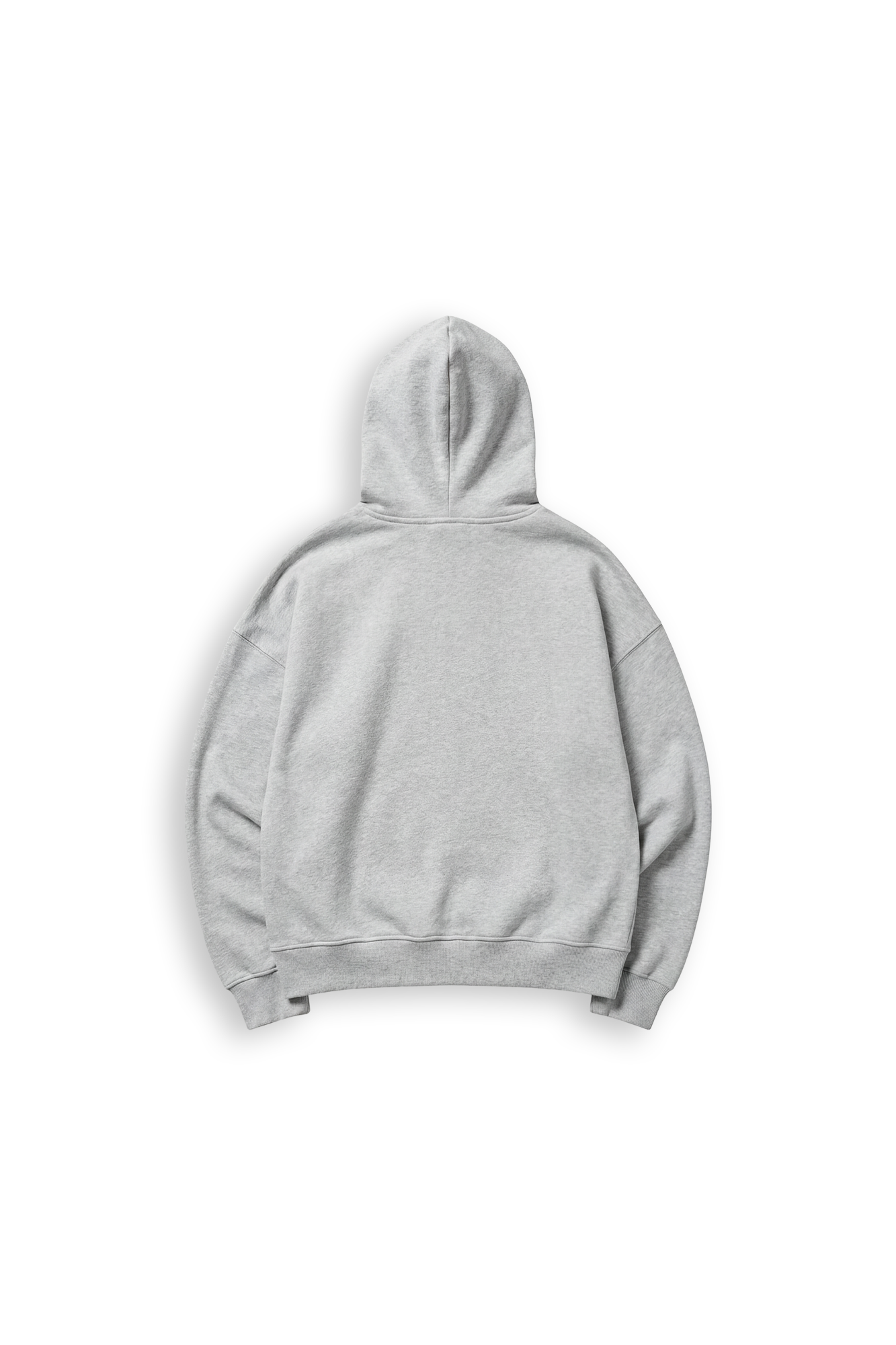 Thick Stitch Hood - Grey/White