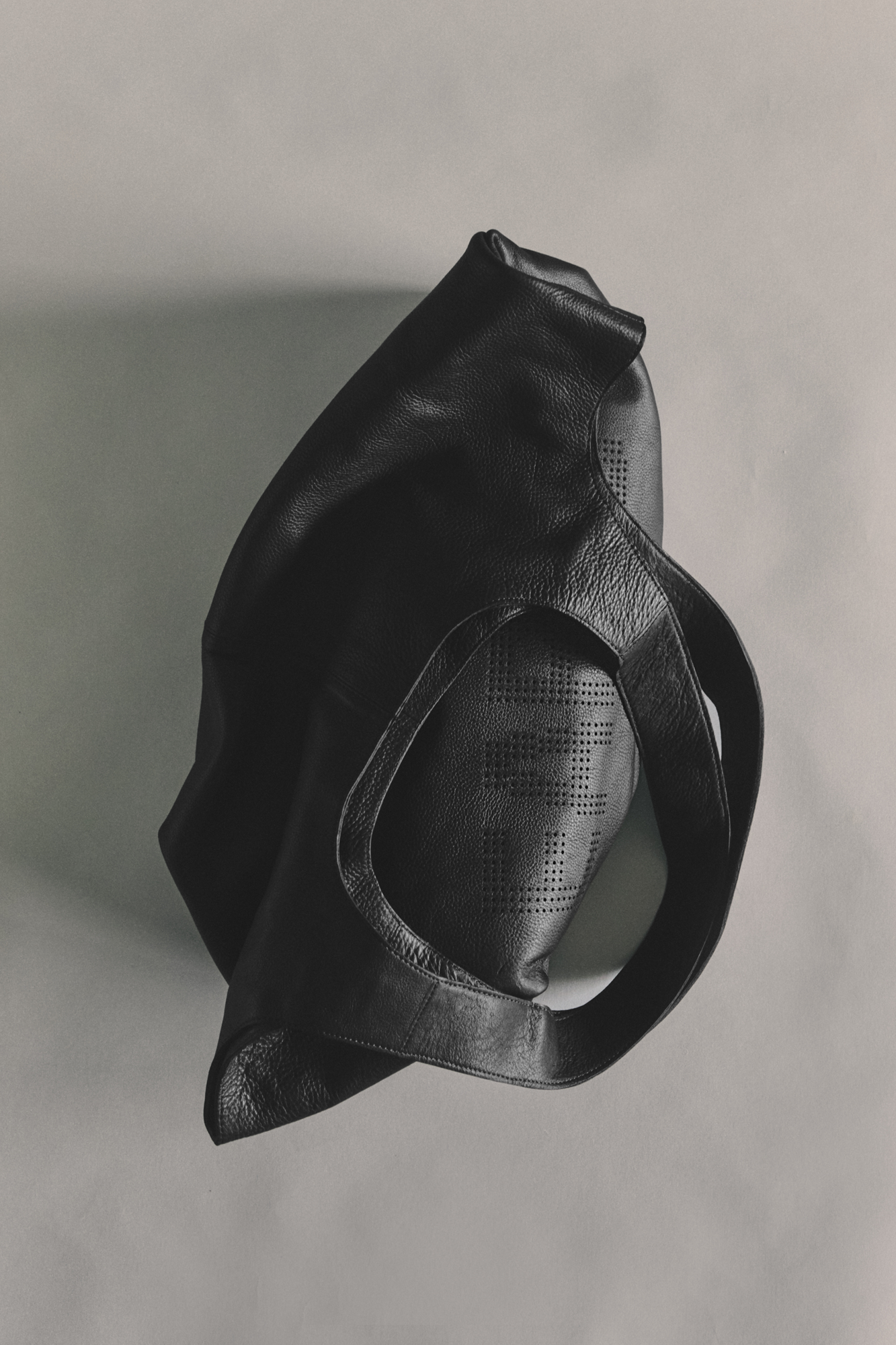 Leather Tote - Black