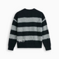 Stripe Mohair Knit - Black/Grey Marle
