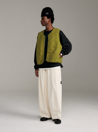 Nylon Gilet - Khaki