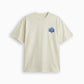 Family Owned Tee - Off White/Blue