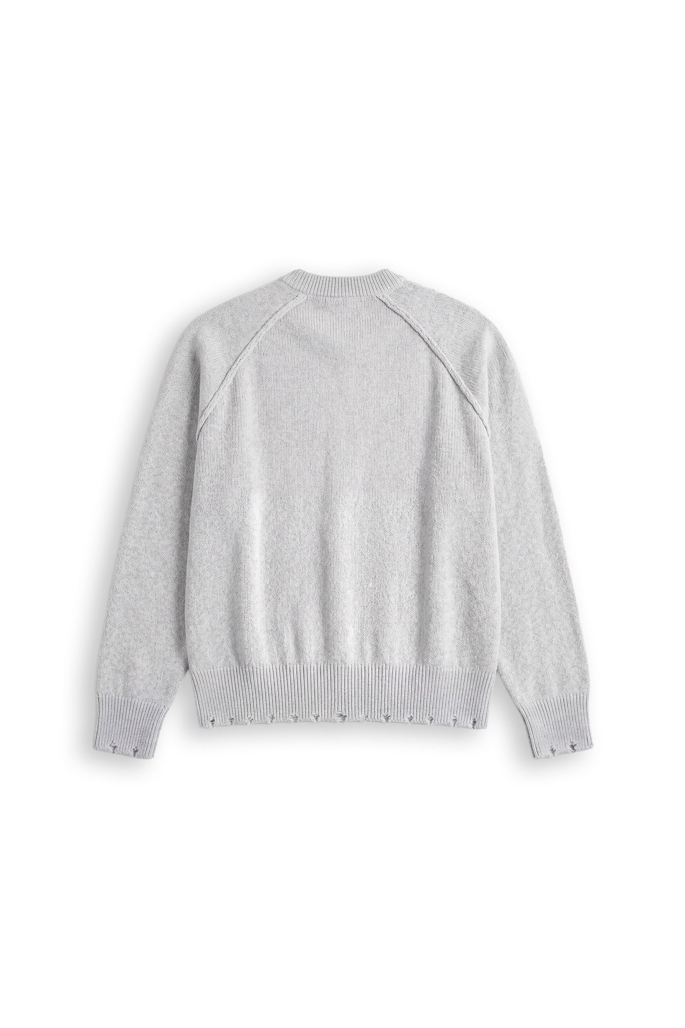 Distressed Crown Knit - Grey